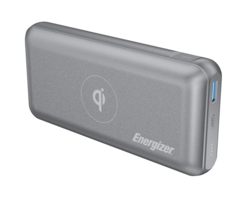 Зовнішній акумулятор Power Bank Energizer QE20007PQ-20000mAh Qi wireless TYPE-C PD Grey
