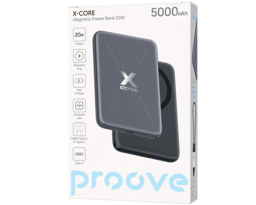 Мобільний Power Bank Proove X-Core 20W 5000mAh Gray (PNXC20010003)