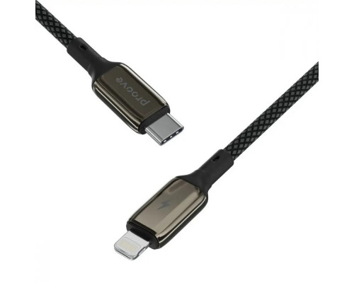 Кабель Proove Dense Metal Type-C to Lightning 27W (1m) Black (CCDM27002101)
