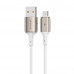 Кабель Proove Flex Metal USB to Micro 2.4A (1m) White (CCFM20001302)