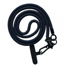 Шнурок New с карабином 120см 8mm Dark Blue