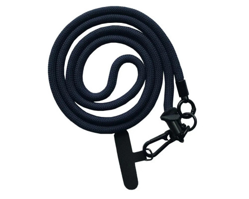 Шнурок New с карабином 120см 8mm Dark Blue