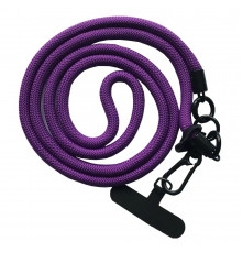 Шнурок New с карабином 120см 8mm Purple