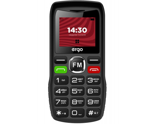 Смартфон Мобильный телефон Ergo R182 Dual Sim Black