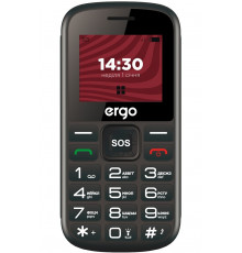Мобильный телефон Ergo R202 Dual Sim Black