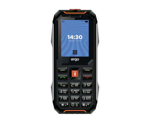 Смартфон Мобильный телефон Ergo E182 Dual Sim Black Orange