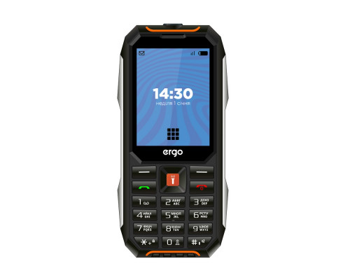 Смартфон Мобильный телефон Ergo E283 Dual Sim Black Orange