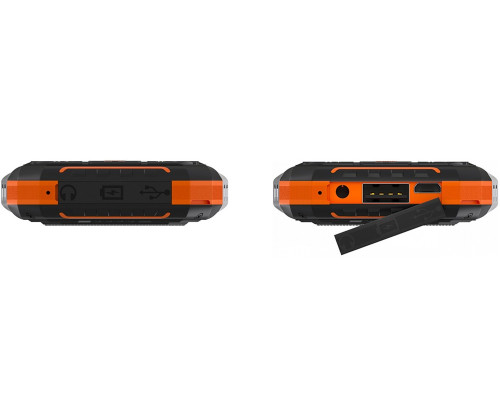 Смартфон Мобильный телефон Ergo E283 Dual Sim Black Orange