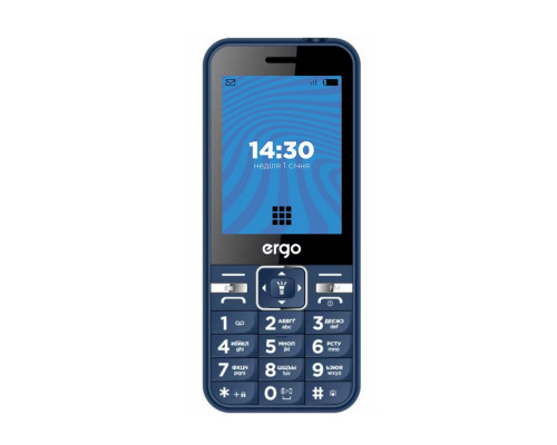 Смартфон Мобильный телефон Ergo E281 Dual Sim Blue
