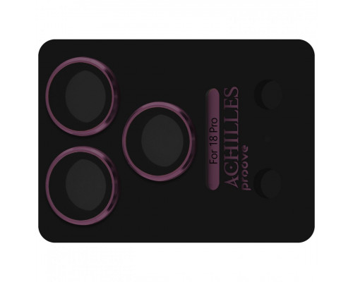 Захисне скло Achilles Full Metal для камери iPhone 18 Pro Cherry Red (CPPAFM18P017)