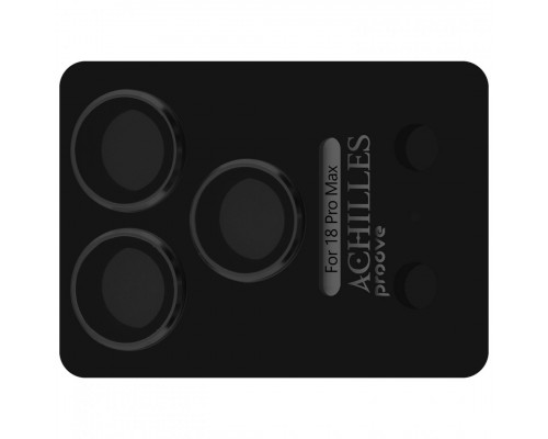 Захисне скло Achilles Full Metal для камери iPhone 18 Pro Max Black (CPPAFM18PM01)