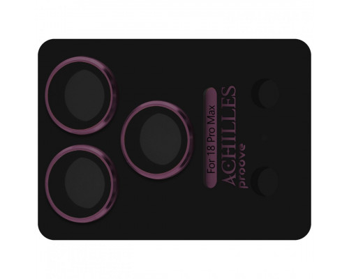 Захисне скло Achilles Full Metal для камери iPhone 18 Pro Max Cherry Red (CPPAFM18PM17)