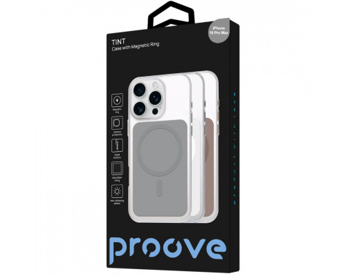 Чохол Proove Tint Case with Magnetic Ring iPhone 16 Pro Max Natural Titanium (PCTCIP16PM27)