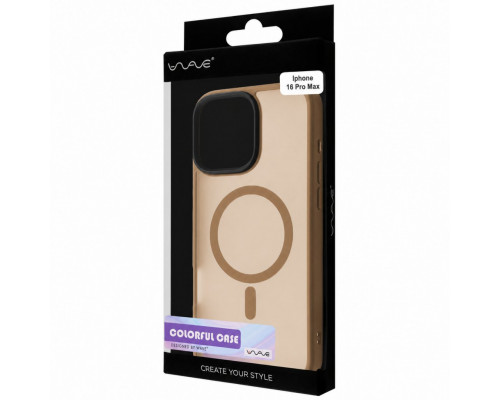 Чохол Wave Matte Insane Case with MagSafe для iPhone 16 Pro Max Desert Titanium