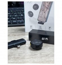 Петличний мікрофон бездротовий TX-1 Lightning Black