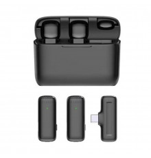 Петличний мікрофон бездротовий J13 Lightning Black