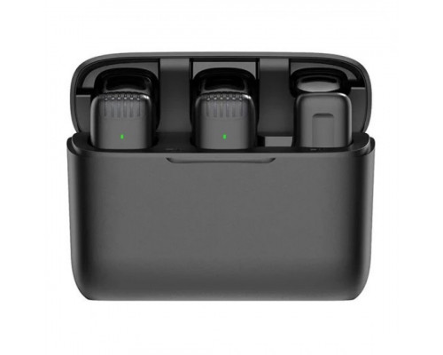 Петличний мікрофон бездротовий J13 Lightning Black