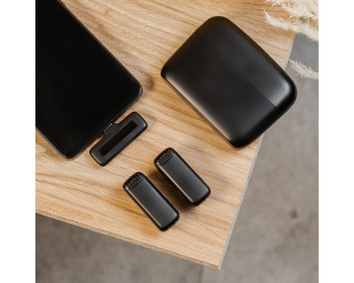 Петличний мікрофон бездротовий J13 Type-C Black