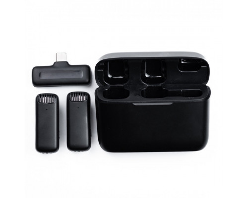 Петличний мікрофон бездротовий J13 Type-C Black