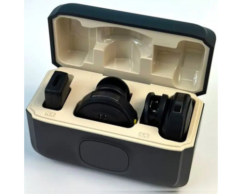 Петличний мікрофон бездротовий Q8 Lightning Black