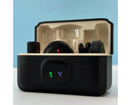 Петличний мікрофон бездротовий Q8 Type-C Black