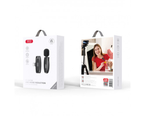 Петличний мікрофон бездротовий XO MKF08B Lightning