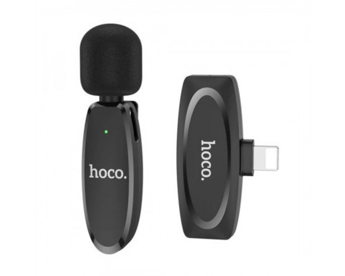 Петличний мікрофон бездротовий Hoco L15 Lightning