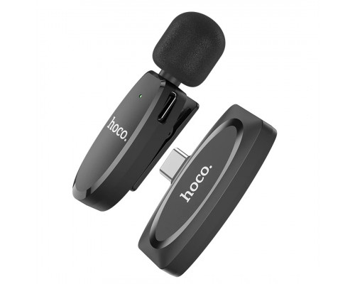 Петличний мікрофон бездротовий Hoco L15 Type-C