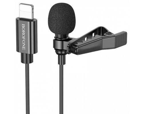 Петличний мікрофон Borofone BFK11 Elegant Lightning