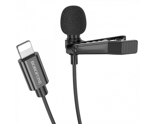 Петличний мікрофон Borofone BFK11 Elegant Lightning