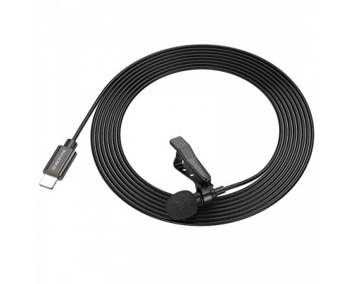 Петличний мікрофон Borofone BFK11 Elegant Lightning