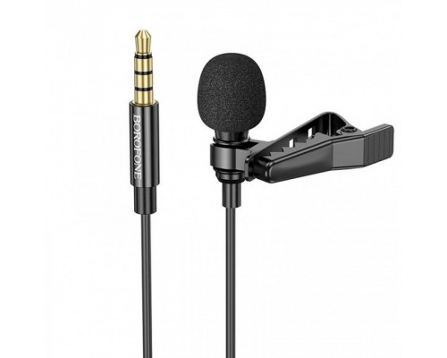 Петличний мікрофон Borofone BFK11 Elegant 3.5mm