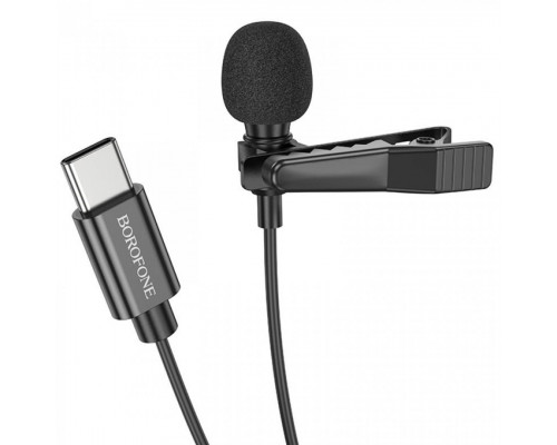Петличний мікрофон Borofone BFK11 Elegant Type-C