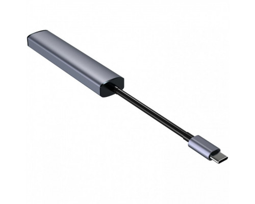 Type-C хаб Proove Arc Link 5 in 1 (2 USB 3.0 + 3 Type-C 3.0) Silver (HBAL00222024)