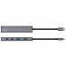 Type-C хаб Proove Arc Link 5 in 1 (2 USB 3.0 + 3 Type-C 3.0) Silver (HBAL00222024)