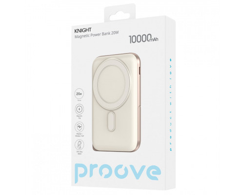 Павербанк Proove Knight 10000mAh 20W Beige (PBGI20012214)