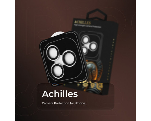 Защитное стекло Achilles для камеры iPhone 16/16 Plus Black (CPPAIP16PL01)