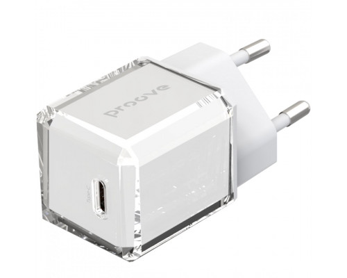 Сетевое зарядное устройство Proove Pure GaN 30W Type-C White (WCPU30012202)