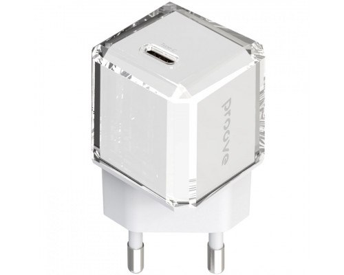 Сетевое зарядное устройство Proove Pure GaN 30W Type-C White (WCPU30012202)