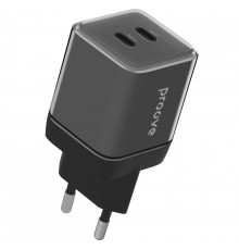 Сетевое зарядное устройство Proove Pure GaN Max 67W 2 Type-C Black (WCPU67022201)