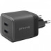 Сетевое зарядное устройство Proove Pure GaN Max 67W 2 Type-C Black (WCPU67022201)