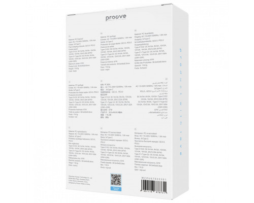 Сетевое зарядное устройство Proove Pure GaN Max 67W 2 Type-C Black (WCPU67022201)