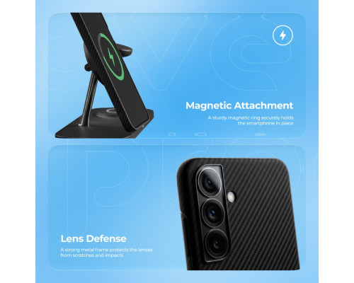 Чехол Proove Carbon Slim MagSafe для Samsung Galaxy S25 Ultra (PCCSSGSU2502)