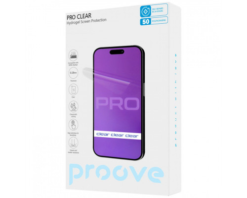 Захисна гідрогелева плівка Proove Hydrogel Pro Clear (GGPR11801150)