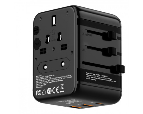 Универсальный адаптер Proove Trip 20W Black (TATL20310001)