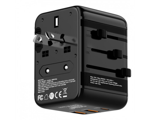 Универсальный адаптер Proove Trip 20W Black (TATL20310001)