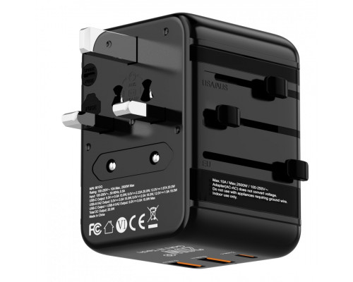 Универсальный адаптер Proove Trip 20W Black (TATL20310001)