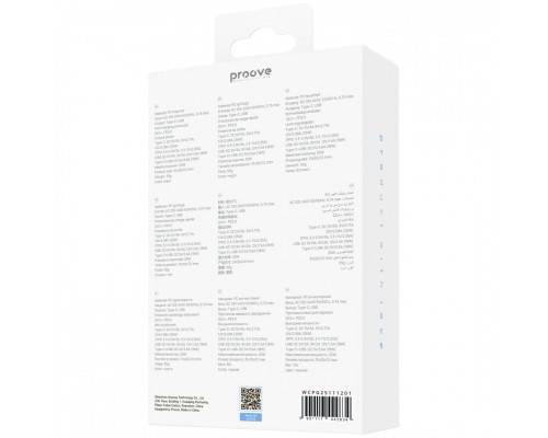 Мережевий зарядний пристрій Proove Pocket GaN Plus 25W Type-C+USB Black (WCPG25111201)