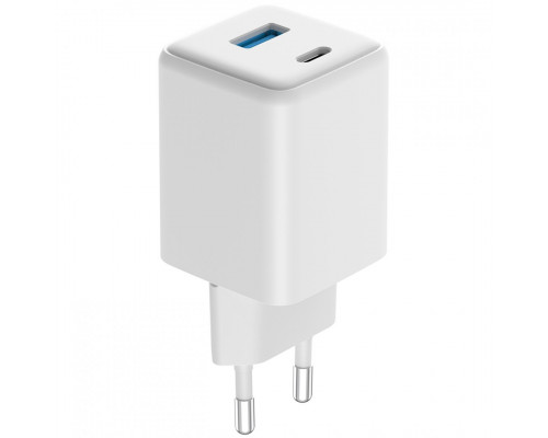 Мережевий зарядний пристрій Proove Pocket GaN Plus 25W Type-C+USB White (WCPG25111202)