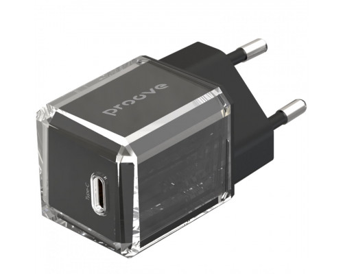 Сетевое зарядное устройство Proove Pure GaN 30W Type-C Black (WCPU30012201)